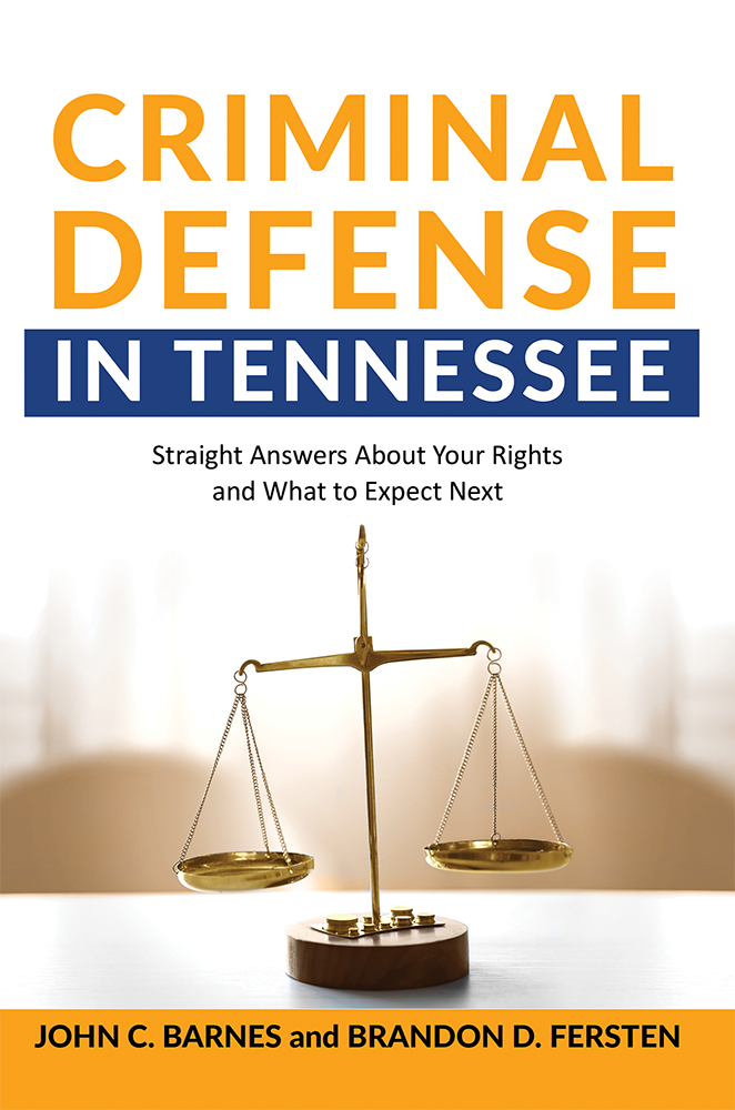 Criminal Defense In Tennessee Book Cover