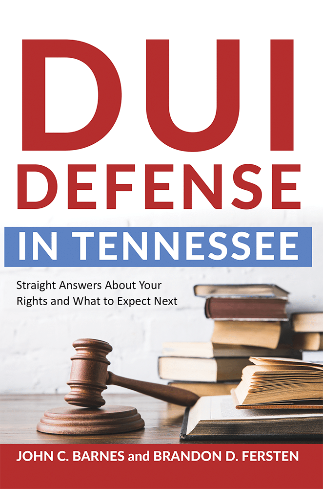 DUI Defense in Tennessee book cover